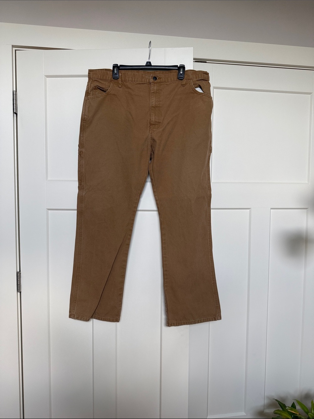 Men's Dickies Brown Straight-Leg Utility Pants
